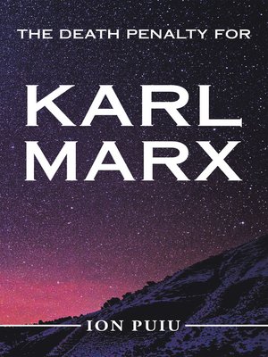 cover image of The Death Penalty for Karl Marx